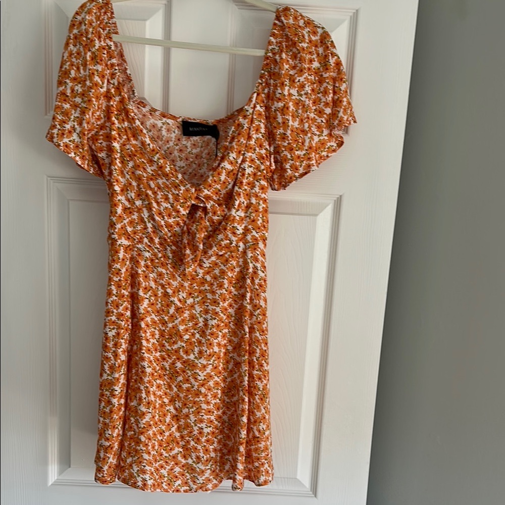 Floral Orange Dress, Revolve NWT
